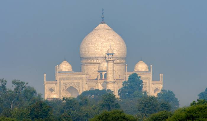 India - Taj Mahal from the Oberoi Amarvilas by Larry Jackson