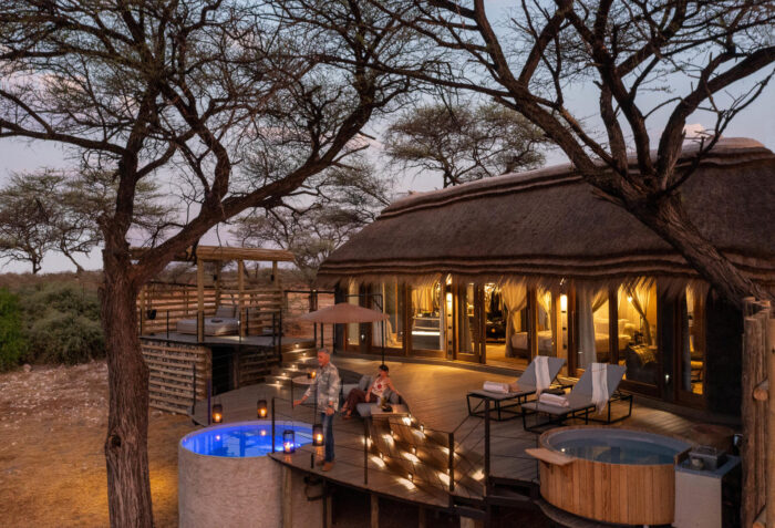 Onguma Camp Kala lodge in Etosha, Namibia