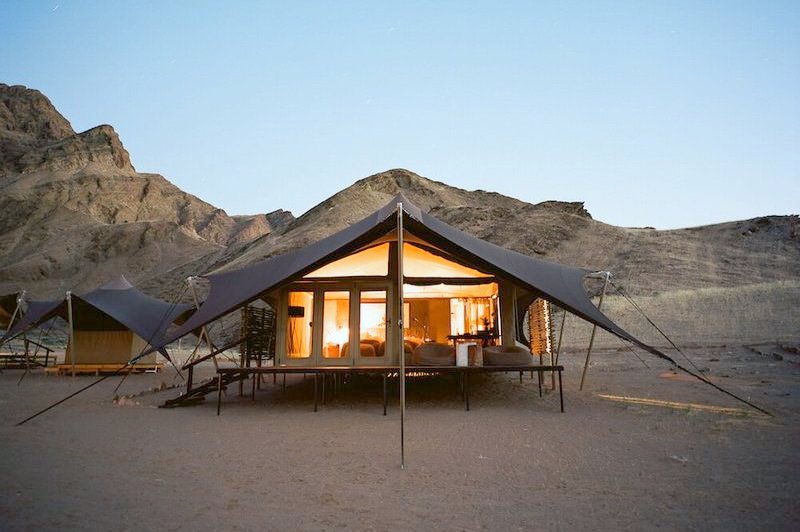 Hoanib Valley Camp in Namibia - for website featured lodge banner 2023