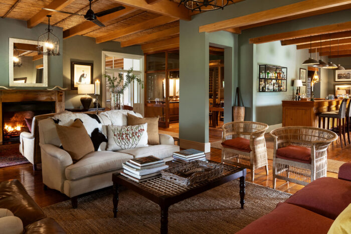 Living Room in Samara Karoo Lodge in South Africa in Luxury African Safari