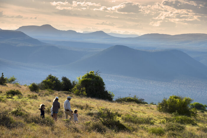 Kids Bush Walk in Samara Karoo Lodge in South Africa in Luxury African Safari