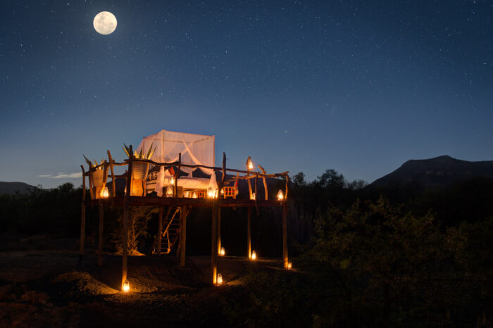 Star Bed in Samara Karoo Lodge in South Africa in Luxury African Safari